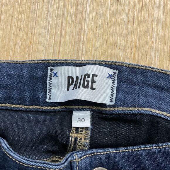 Paige Womens Skyline Skinny Jean Blue Size 30 - Picture 8 of 8
